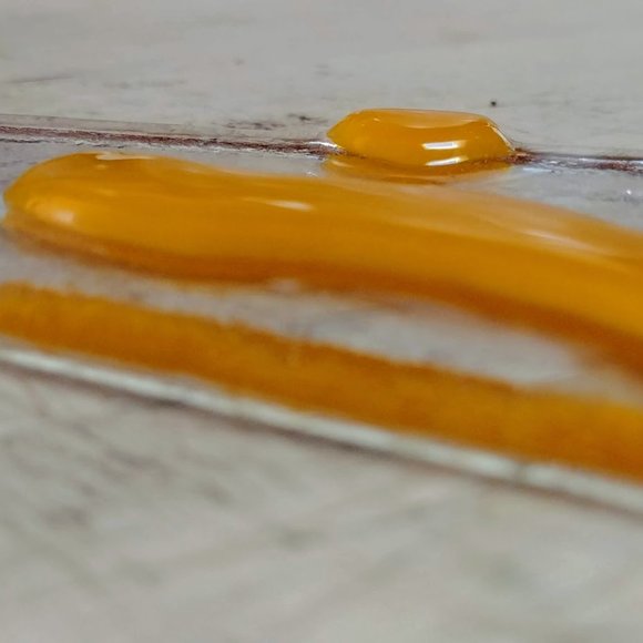 Lava Lamp Handmade Fused Glass Suncatcher - Picture 8 of 8